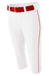 A4 Ladies Low-Rise Softball Pant with Piping and Elastic Bottom (NW6188)